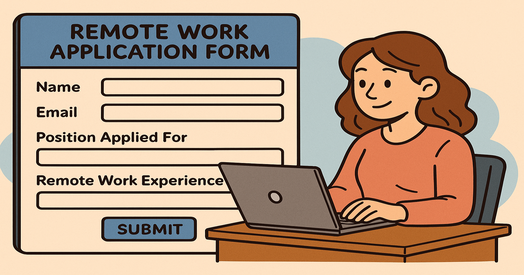 Remote Work Application Form