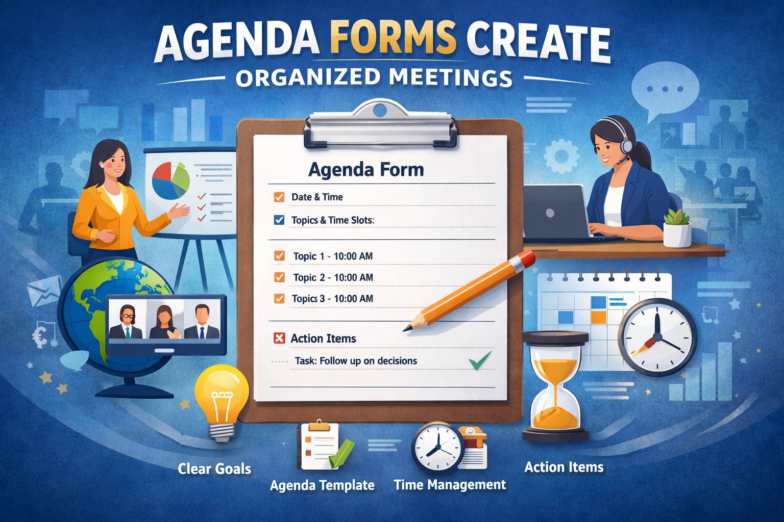 agenda forms create