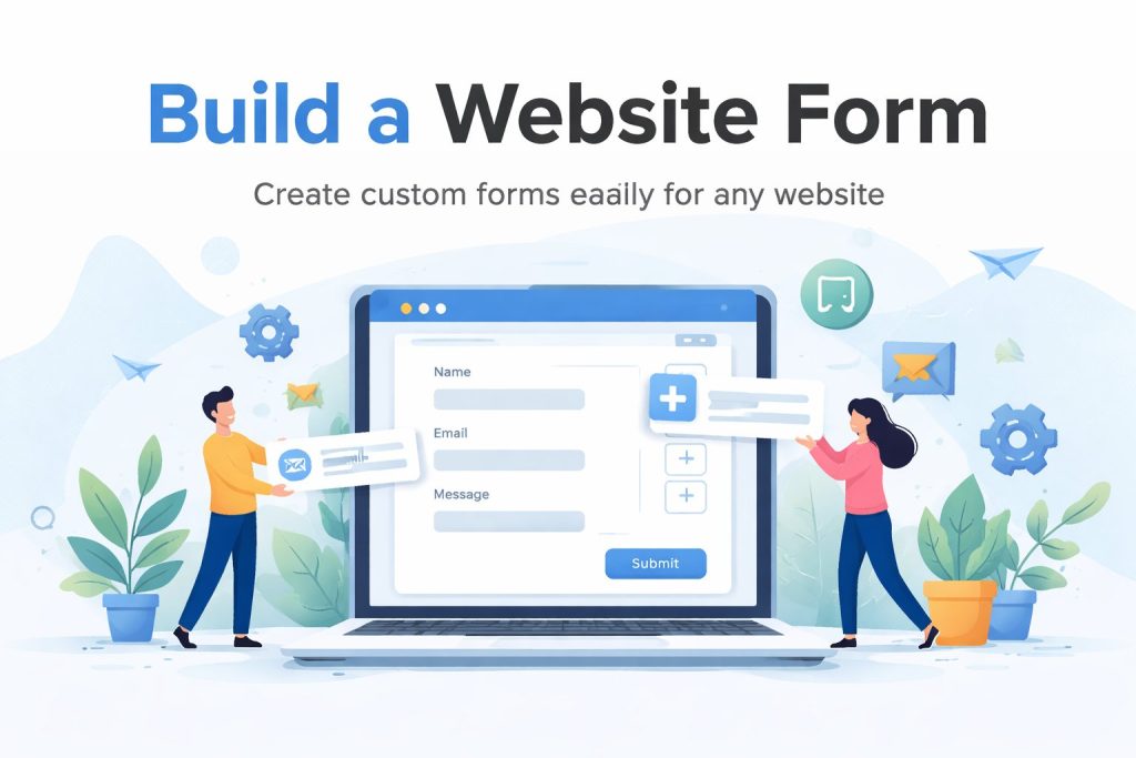 build a website form