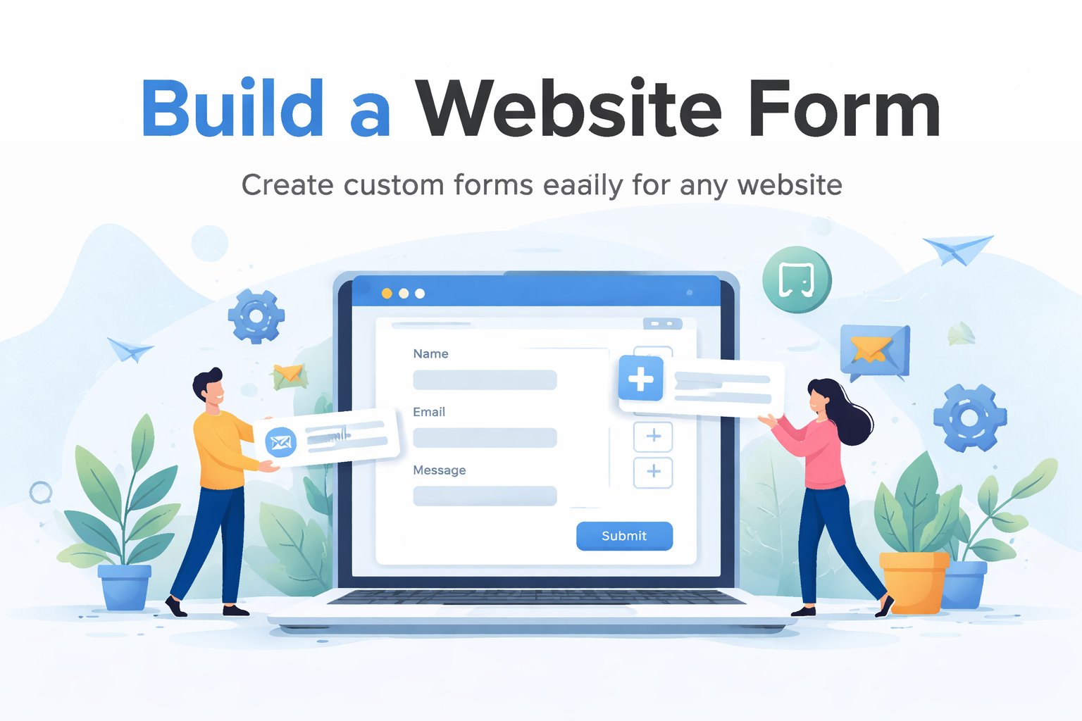 build a website form