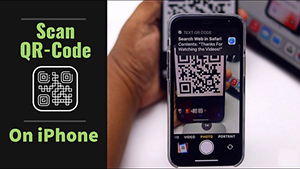 iPhone QR Code Scan